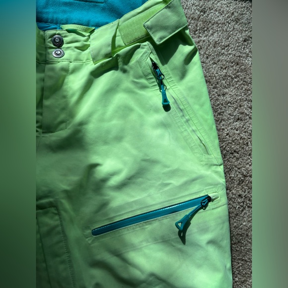 The North Face Steep Series Futurelight Purist Ski Snow Pants Green XS FLAWS - Picture 16 of 16